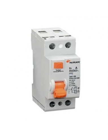 Roker Rxd0263  Disyuntor Din Bip      63a  30ma (2 X)