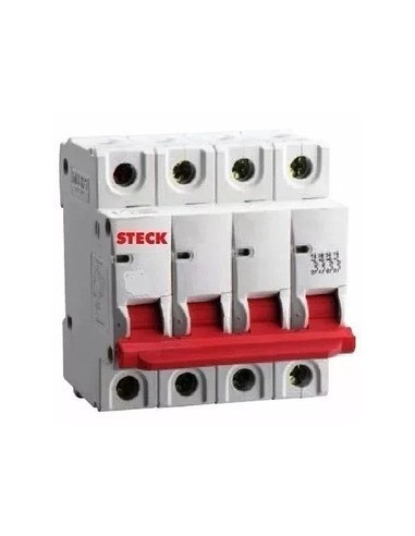 Steck Sdd4c125 Termica Din 4 X 125a 10ka Curva C (tetra)