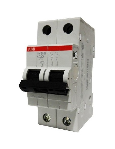 Abb S202-c63_ Termica Din 2 X  63a. Curva C Bipolar