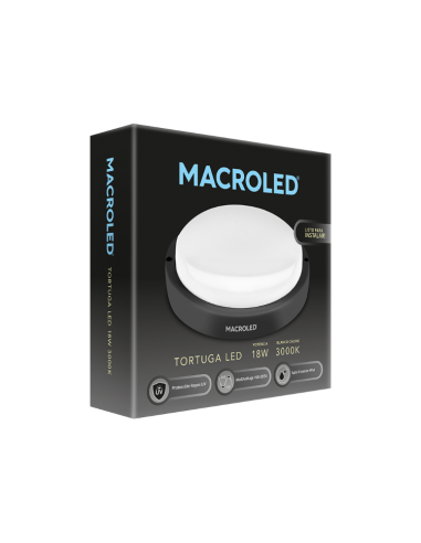 Macroled Tr-mn-18w-ww Tortuga Led...