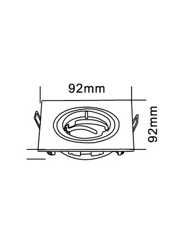 Candil Egu10022b Bl Orson Spot...