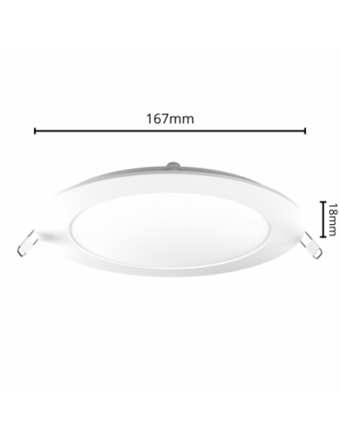 Macroled Per12cw Panel Led Embutir...