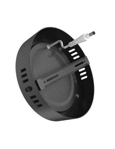 Macroled Npr06cw Plafon Led Negro...