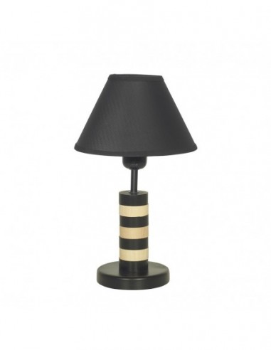 Carilux Bi Velador Mesa Madera Bi...