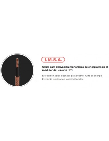 Imsa Etix Concentrico Mts. Cable...