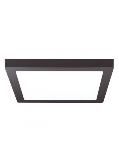 Interelec 404911 Plafon Led Negro...