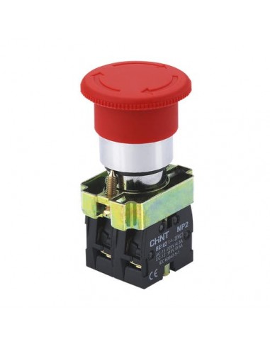 & - Chint Np2-bs544 Pulsador Hongo...