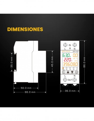 Brinna Spfw-63 Medidor Consumo Wifi +...