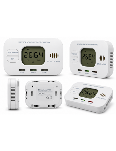 Teclastar 88206 Detector De Monoxido...